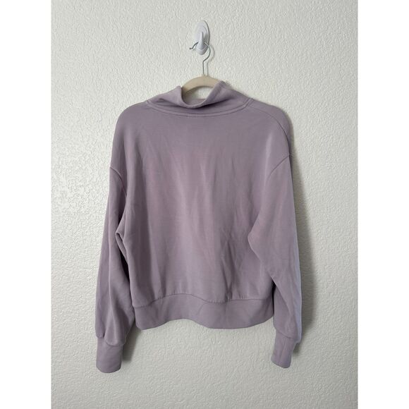 Varley Davidson Sweatshirt Raindrops Size Small Purple Lavender - Picture 6 of 10